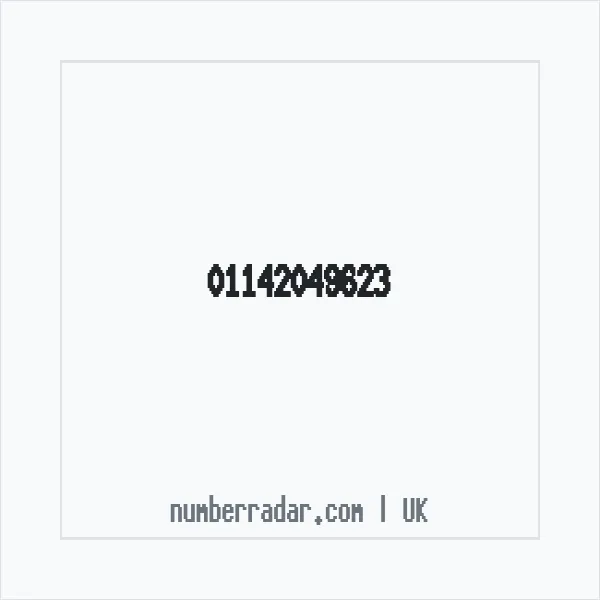 Reverse number check for +44 114 204 9623 — who called me?