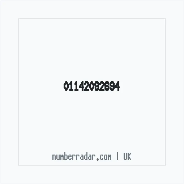 Reverse number check for +44 114 209 2694 — who called me?