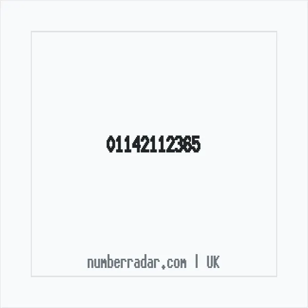 Reverse number check for +44 114 211 2365 — who called me?