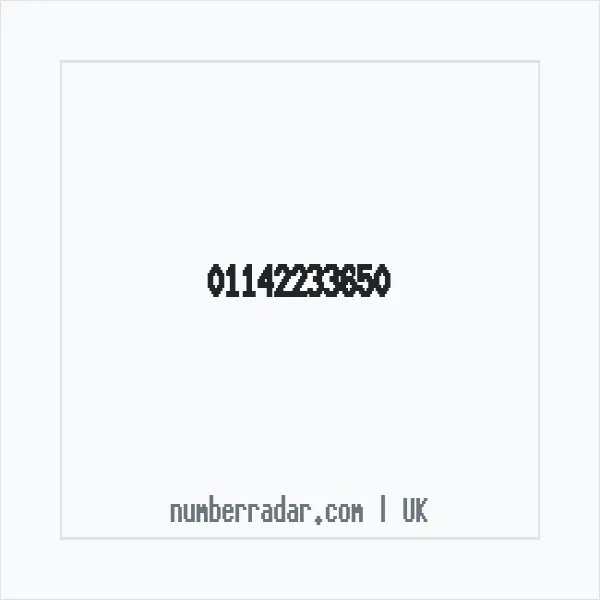 Reverse number check for +44 114 223 3650 — who called me?