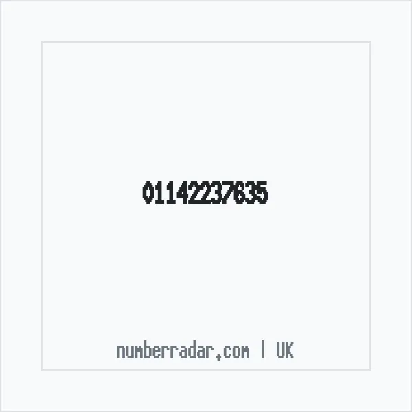 Reverse number check for +44 114 223 7635 — who called me?