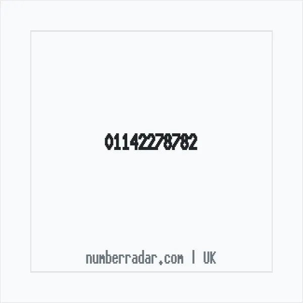 Reverse number check for +44 114 227 8782 — who called me?
