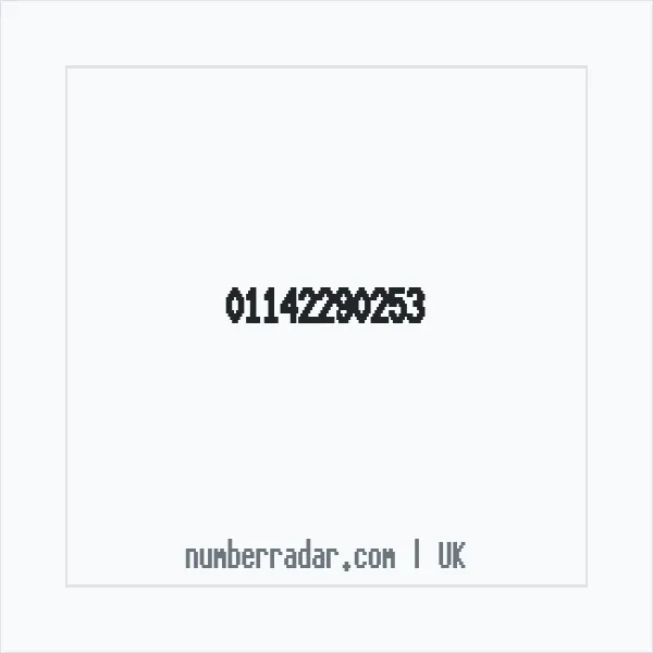 Reverse number check for +44 114 229 0253 — who called me?