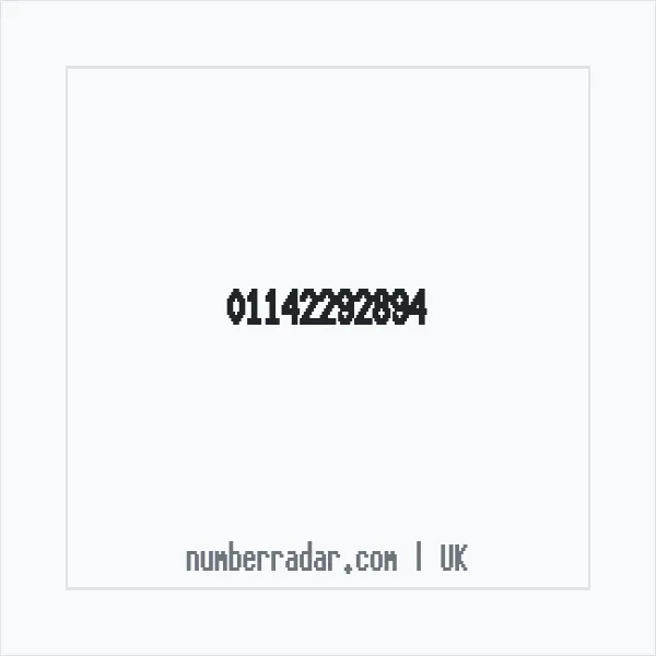 Reverse number check for +44 114 229 2894 — who called me?