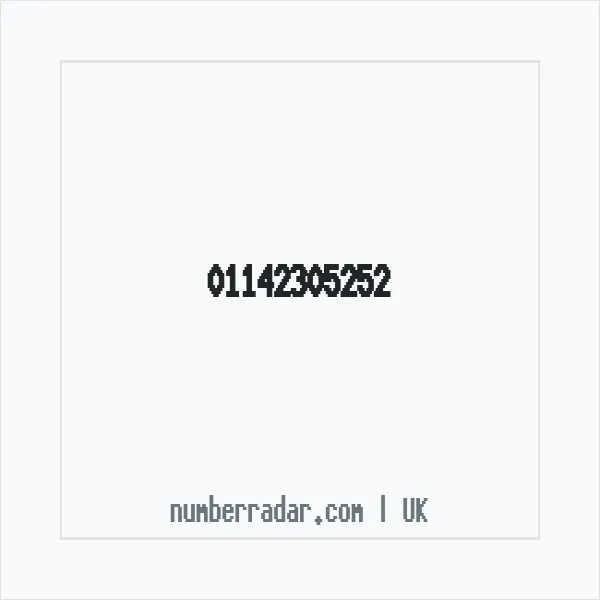 Reverse number check for +44 114 230 5252 — who called me?