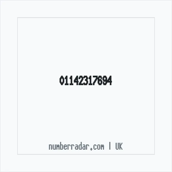 Reverse number check for +44 114 231 7694 — who called me?