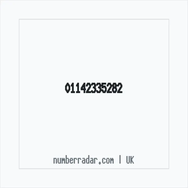 Reverse number check for +44 114 233 5282 — who called me?