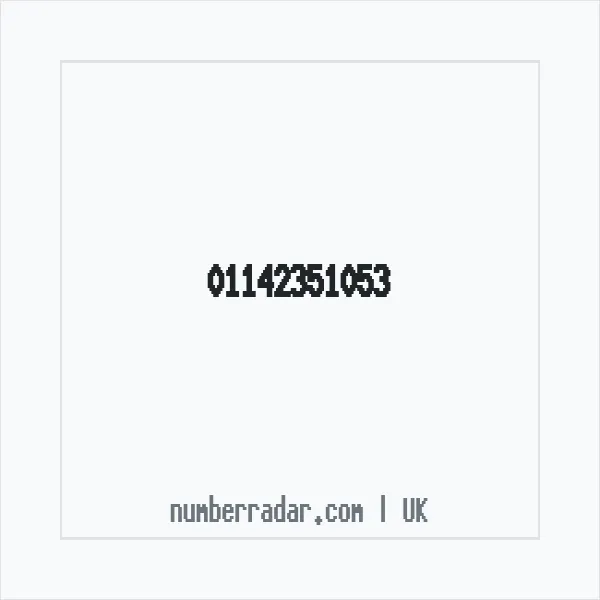 Reverse number check for +44 114 235 1053 — who called me?