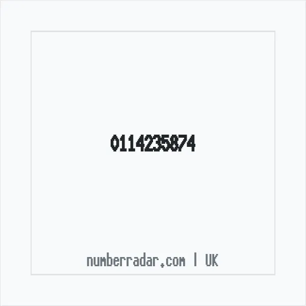 Reverse number check for +44 114235874 — who called me?