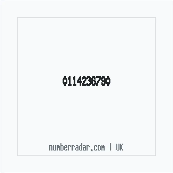 Reverse number check for +44 114236790 — who called me?