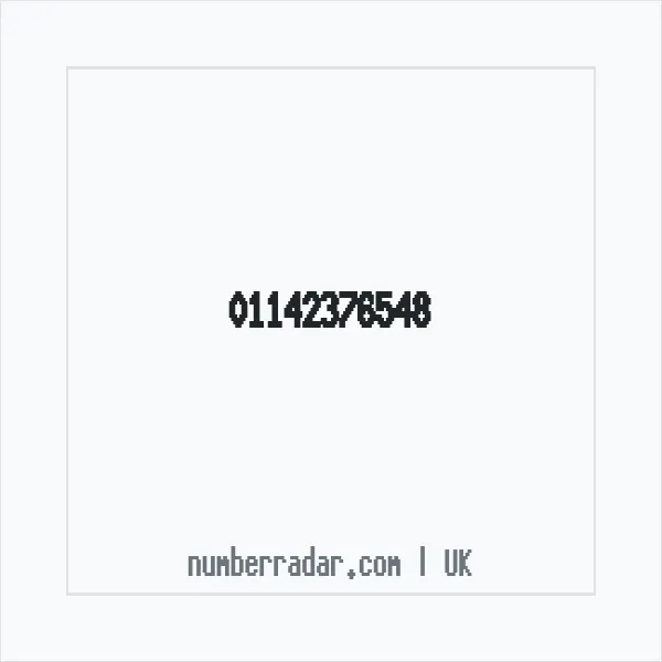 Reverse number check for +44 114 237 6548 — who called me?