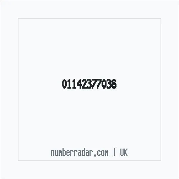 Reverse number check for +44 114 237 7036 — who called me?