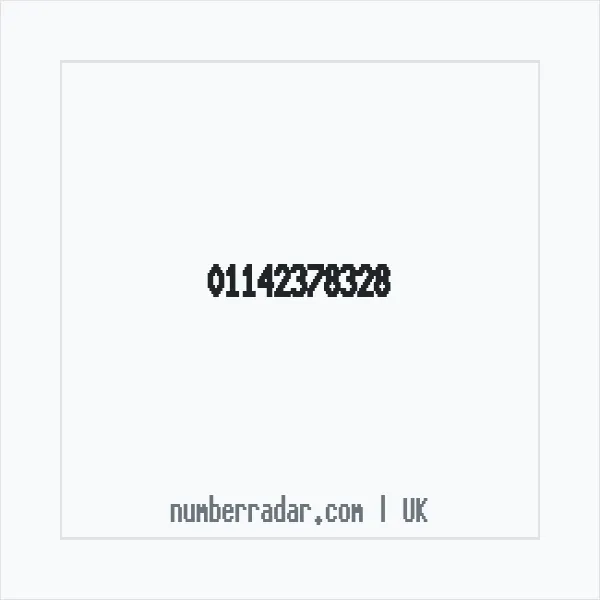 Reverse number check for +44 114 237 8328 — who called me?