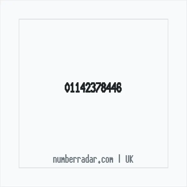 Reverse number check for +44 114 237 8446 — who called me?