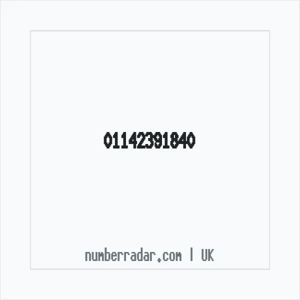 Reverse number check for +44 114 239 1840 — who called me?
