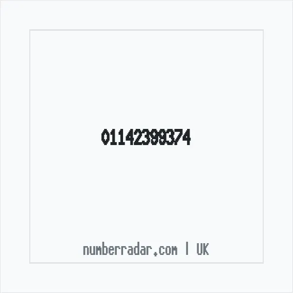 Reverse number check for +44 114 239 9374 — who called me?