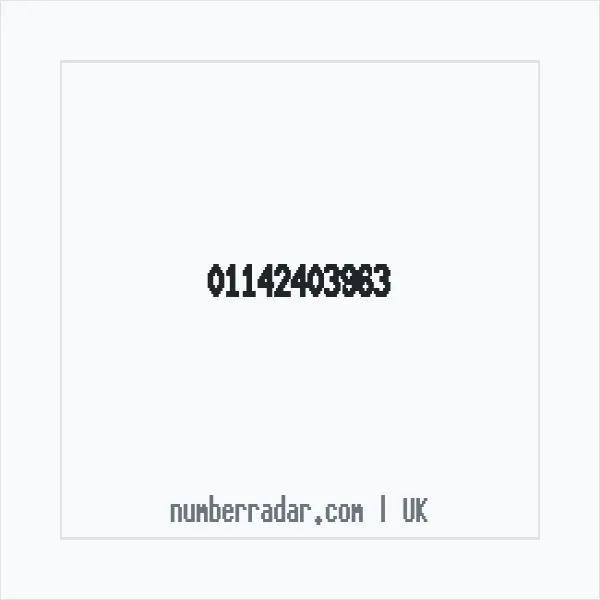 Reverse number check for +44 114 240 3963 — who called me?