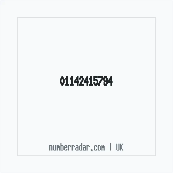 Reverse number check for +44 114 241 5794 — who called me?