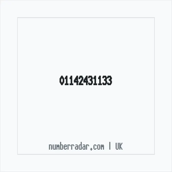 Reverse number check for +44 114 243 1133 — who called me?