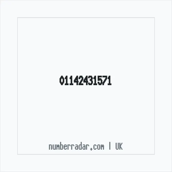Reverse number check for +44 114 243 1571 — who called me?
