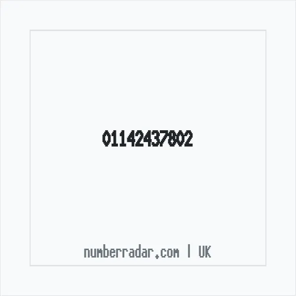 Reverse number check for +44 114 243 7802 — who called me?