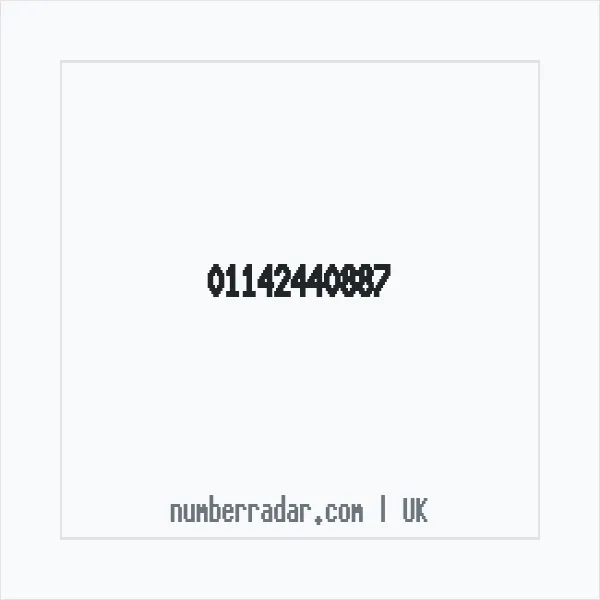 Reverse number check for +44 114 244 0887 — who called me?