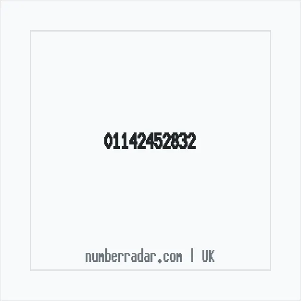 Reverse number check for +44 114 245 2832 — who called me?