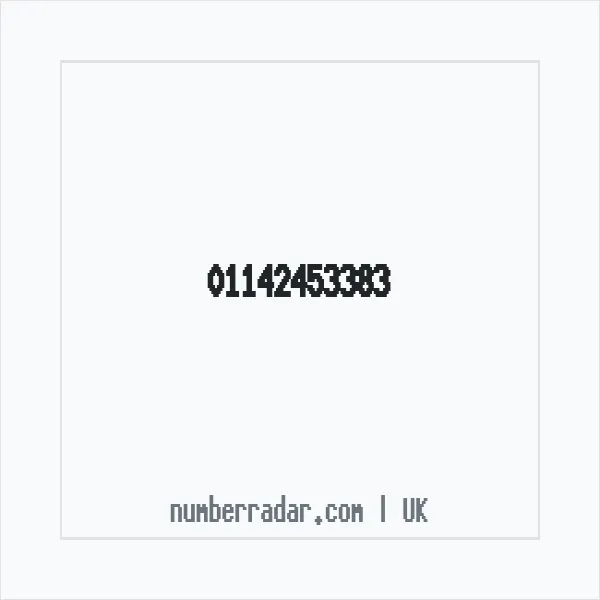 Reverse number check for +44 114 245 3383 — who called me?