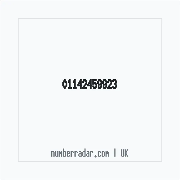 Reverse number check for +44 114 245 9923 — who called me?
