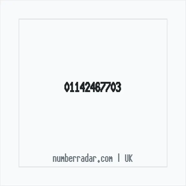 Reverse number check for +44 114 246 7703 — who called me?