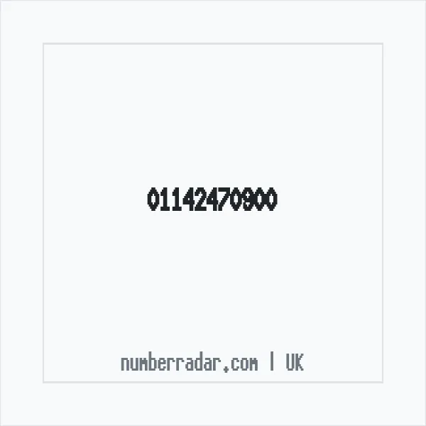 Reverse number check for +44 114 247 0900 — who called me?