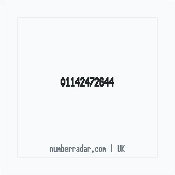 Reverse number check for +44 114 247 2644 — who called me?