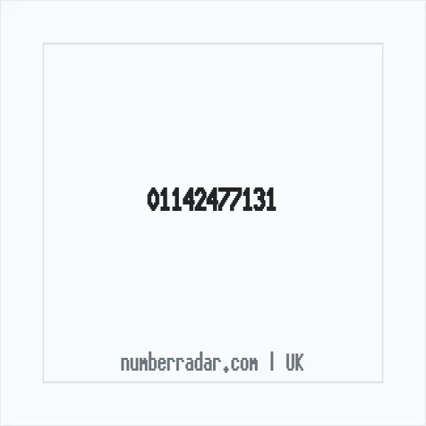 Reverse number check for +44 114 247 7131 — who called me?