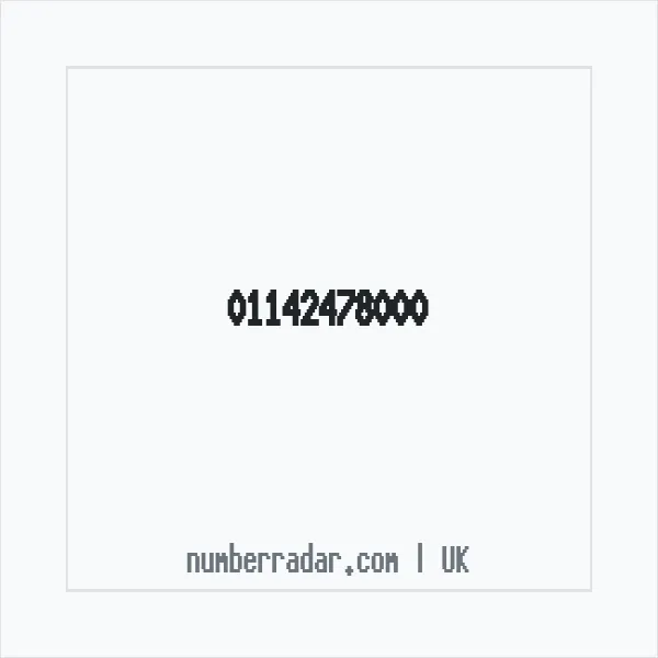 Reverse number check for +44 114 247 8000 — who called me?
