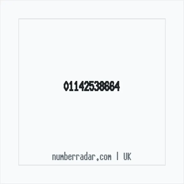 Reverse number check for +44 114 253 8664 — who called me?