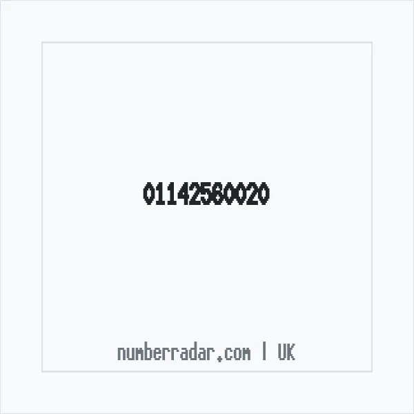 Reverse number check for +44 114 256 0020 — who called me?