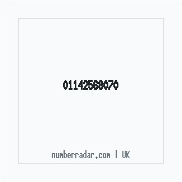 Reverse number check for +44 114 256 8070 — who called me?