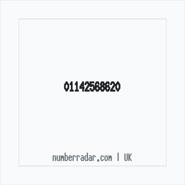 Reverse number check for +44 114 256 8620 — who called me?