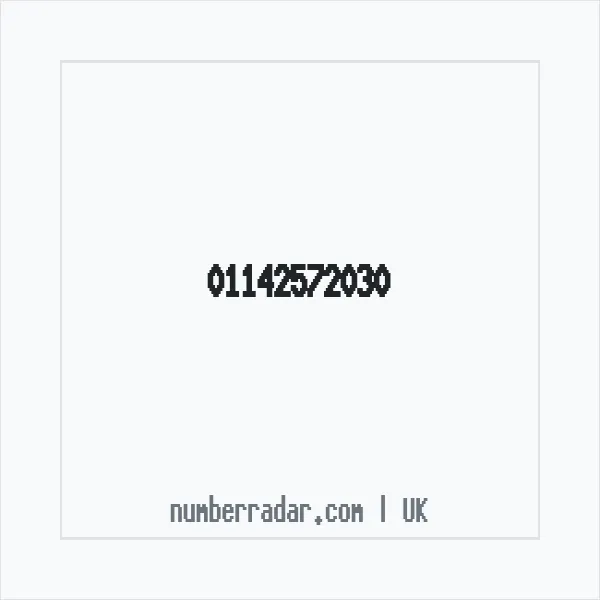 Reverse number check for +44 114 257 2030 — who called me?