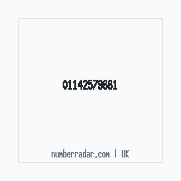 Reverse number check for +44 114 257 9661 — who called me?