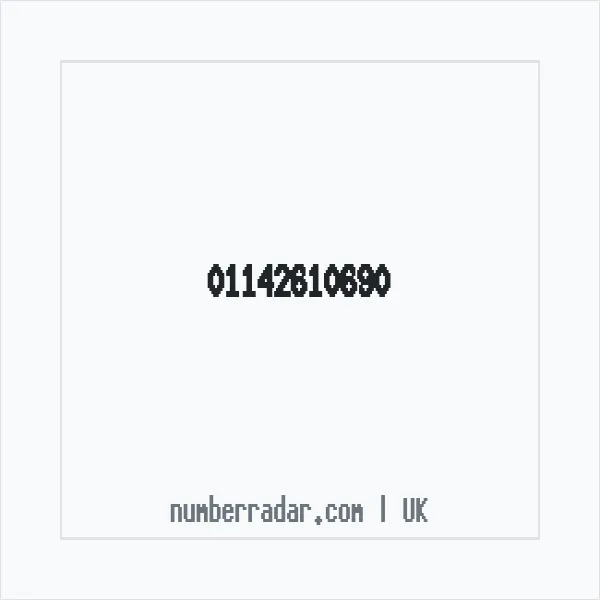 Reverse number check for +44 114 261 0690 — who called me?
