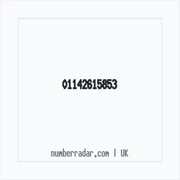 Reverse number check for +44 114 261 5853 — who called me?