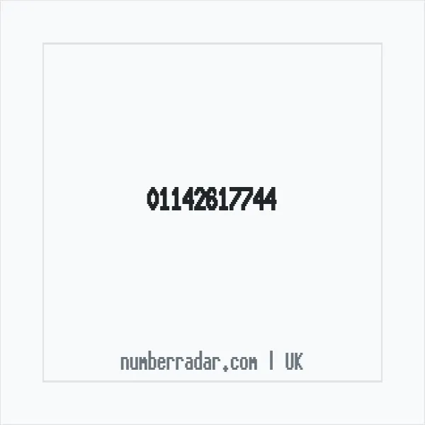 Reverse number check for +44 114 261 7744 — who called me?
