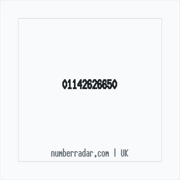 Reverse number check for +44 114 262 6650 — who called me?