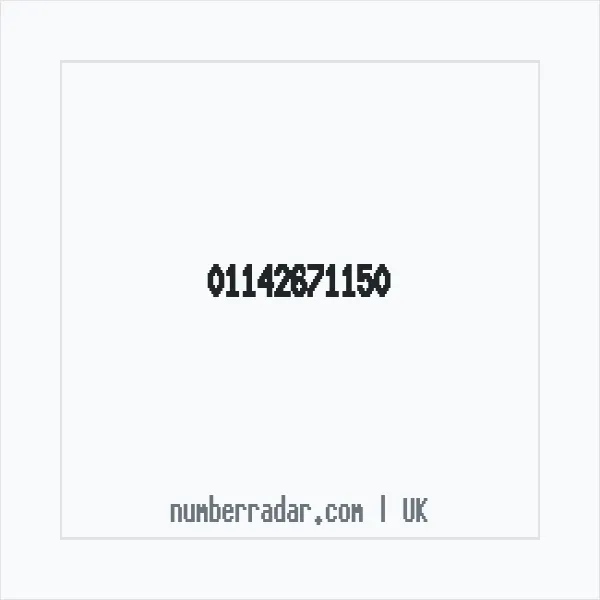 Reverse number check for +44 114 267 1150 — who called me?