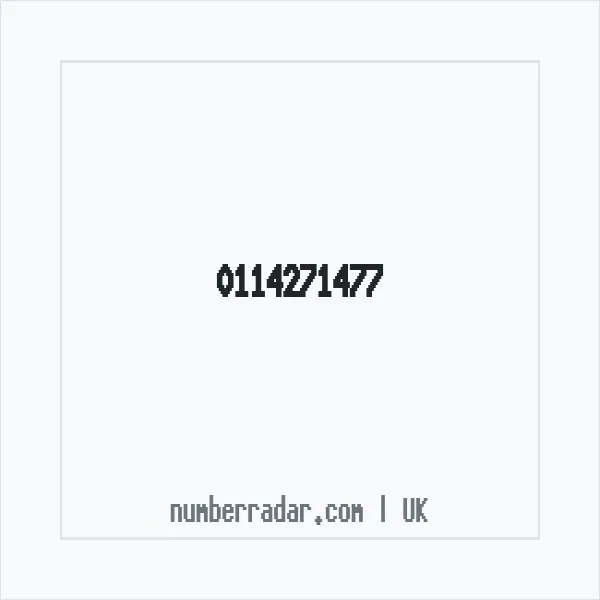 Reverse number check for +44 114271477 — who called me?