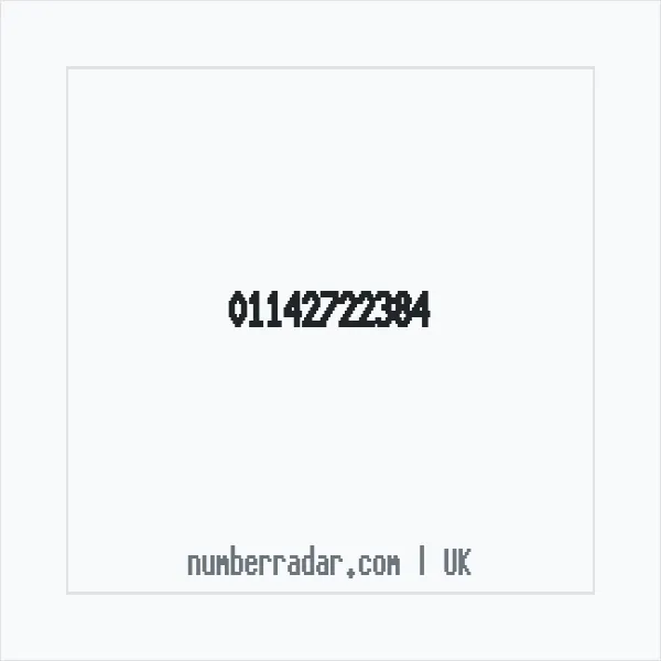 Reverse number check for +44 114 272 2384 — who called me?