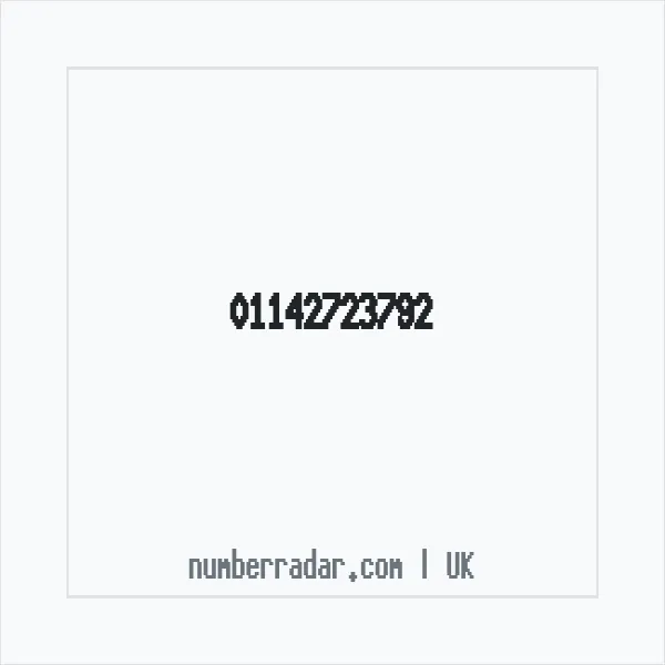 Reverse number check for +44 114 272 3792 — who called me?