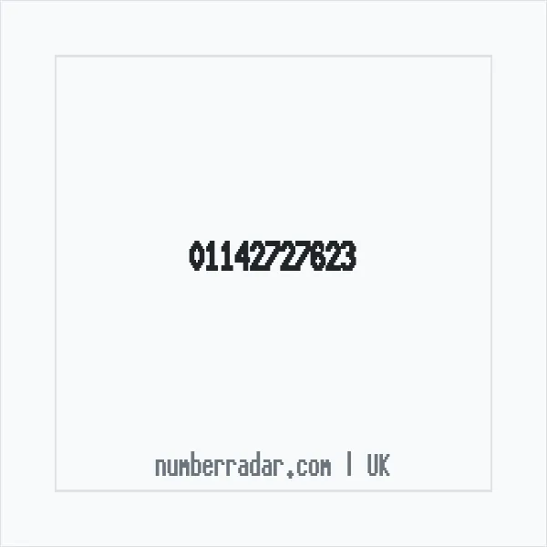 Reverse number check for +44 114 272 7623 — who called me?