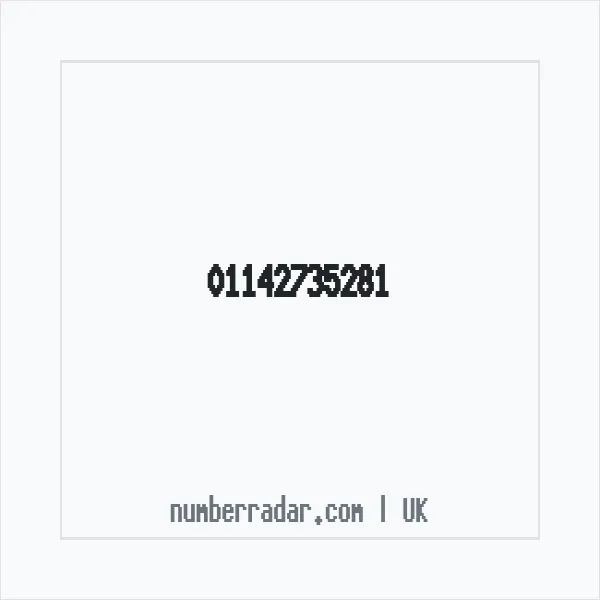 Reverse number check for +44 114 273 5281 — who called me?